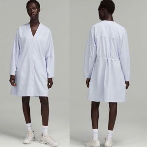 Lululemon WovenAir Button Front Shirt Dress